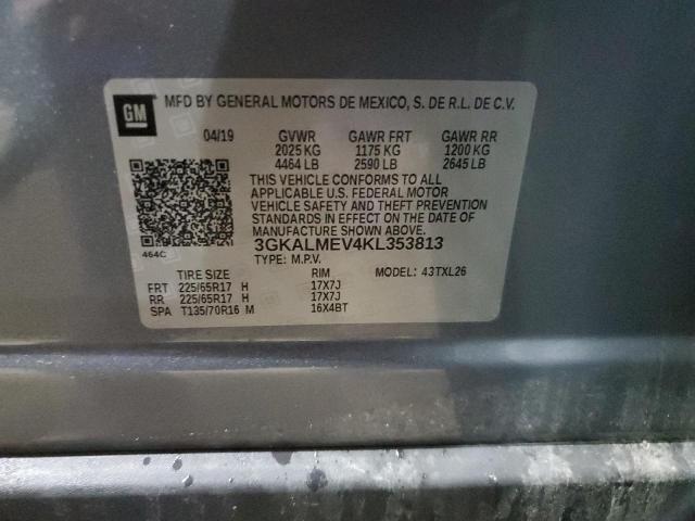 Photo 14 from auction – 2019 GMC TERRAIN SL with VIN 3GKALMEV4KL353813