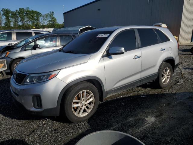 KIA SORENTO LX 2014 with VIN 5XYKT3A68EG508612 - Photo from auction
