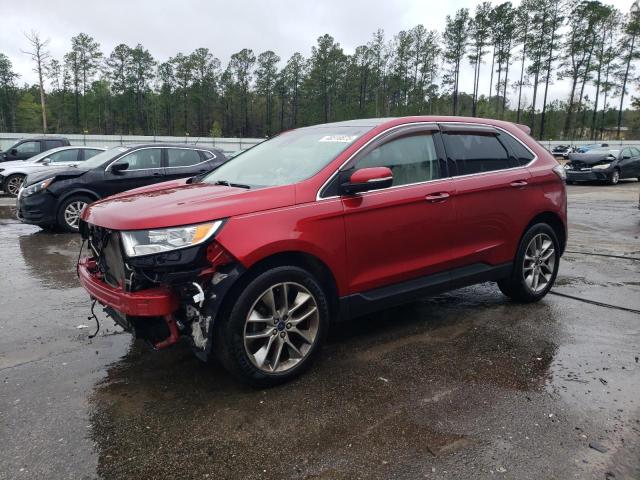 FORD EDGE TITAN 2015 with VIN 2FMPK3K9XFBB75994 - Photo from auction