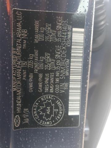 Photo 14 from auction – 2025 HYUNDAI TUCSON SEL with VIN 5NMJBCDEXSH441403
