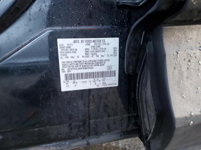 Photo 14 from auction – 2015 FORD EDGE SEL with VIN 2FMTK3J85FBB05522