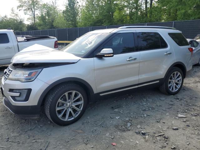 FORD EXPLORER L 2017 with VIN 1FM5K7F84HGE36743 - Photo from auction