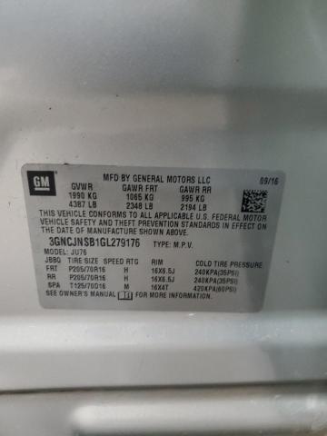 Photo 14 from auction – 2016 CHEVROLET TRAX LS with VIN 3GNCJNSB1GL279176