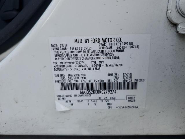 Photo 14 from auction – 2019 FORD ECOSPORT T with VIN MAJ3S2KE0KC279274