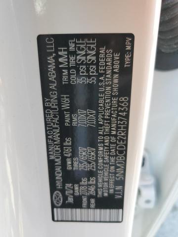 Photo 14 from auction – 2024 HYUNDAI TUCSON SEL with VIN 5NMJBCDE2RH374368