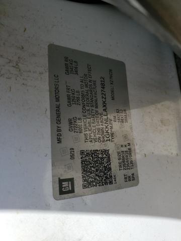 Photo 14 from auction – 2019 GMC ACADIA SLE with VIN 1GKKNLLAXKZ274812
