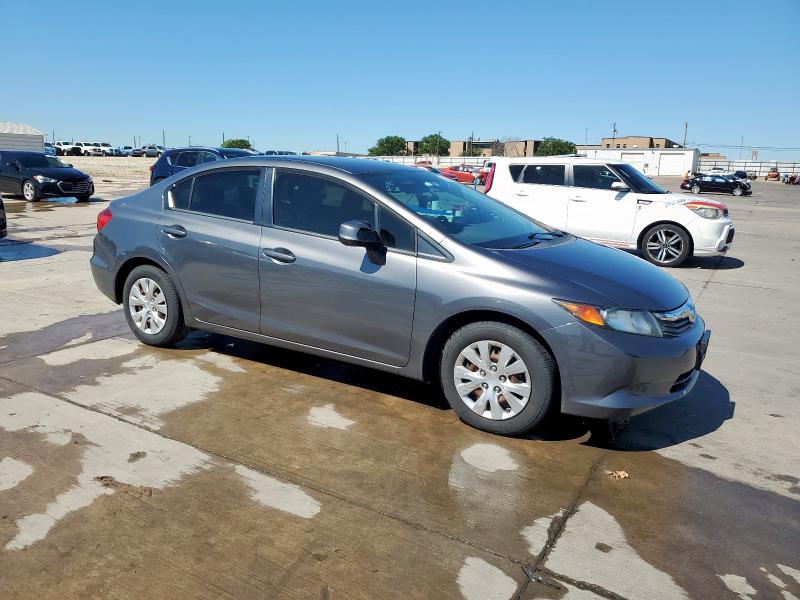 Photo 4 from auction – 2012 HONDA CIVIC LX with VIN 19XFB2F56CE334631