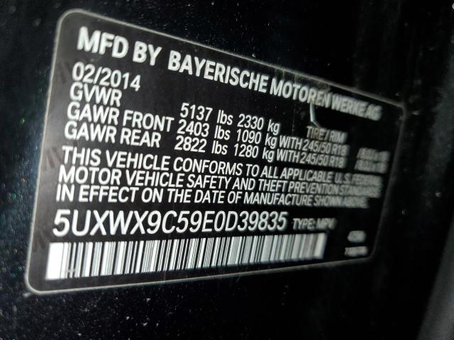 Photo 14 from auction – 2014 BMW X3 XDRIVE2 with VIN 5UXWX9C59E0D39835