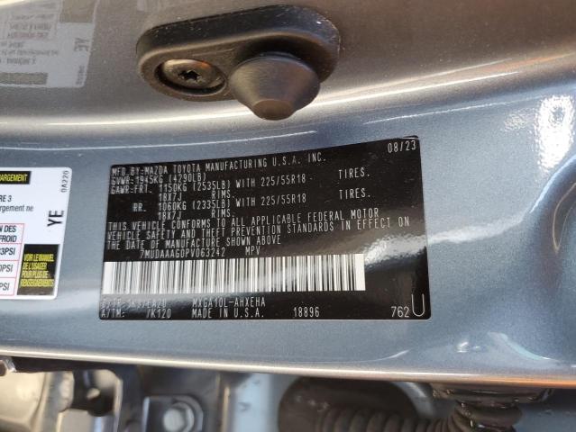 Photo 14 from auction – 2023 TOYOTA COROLLA CR with VIN 7MUDAAAG0PV063242