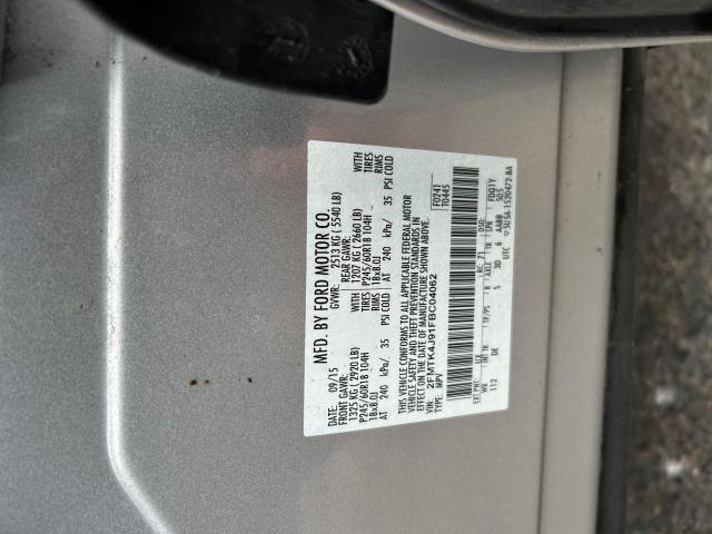 Photo 10 from auction – 2015 FORD EDGE SEL with VIN 2FMTK4J91FBC04062