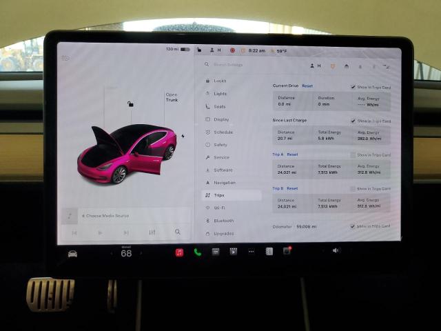 Photo 9 from auction – 2020 TESLA MODEL 3 with VIN 5YJ3E1EC7LF623886