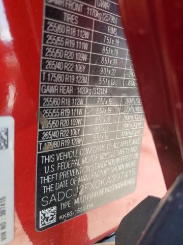 Photo 14 from auction – 2019 JAGUAR F-PACE PRE with VIN SADCJ2FX0KA397415