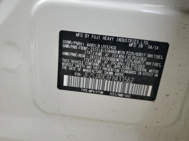 Photo 14 from auction – 2015 SUBARU FORESTER 2 with VIN JF2SJADC8FH433562