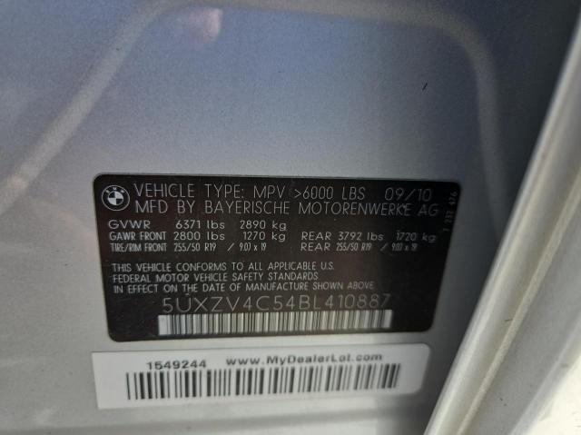 Photo 10 from auction – 2011 BMW X5 XDRIVE3 with VIN 5UXZV4C54BL410887