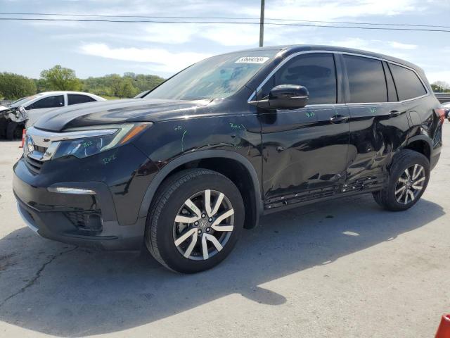 HONDA PILOT EX 2019 with VIN 5FNYF6H32KB048493 - Photo from auction