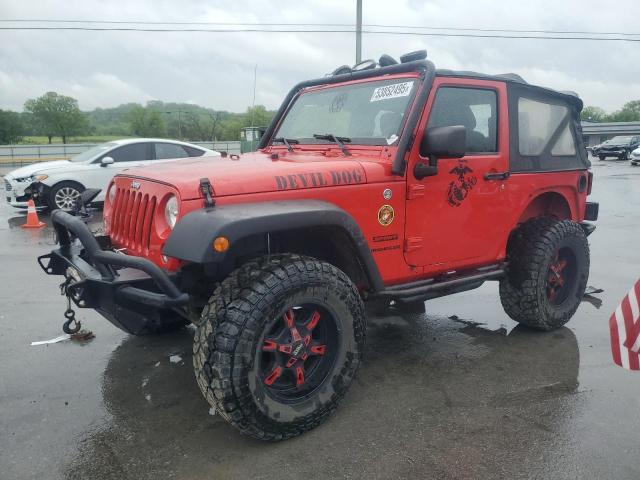 JEEP WRANGLER S 2015 with VIN 1C4AJWAG6FL609052 - Photo from auction
