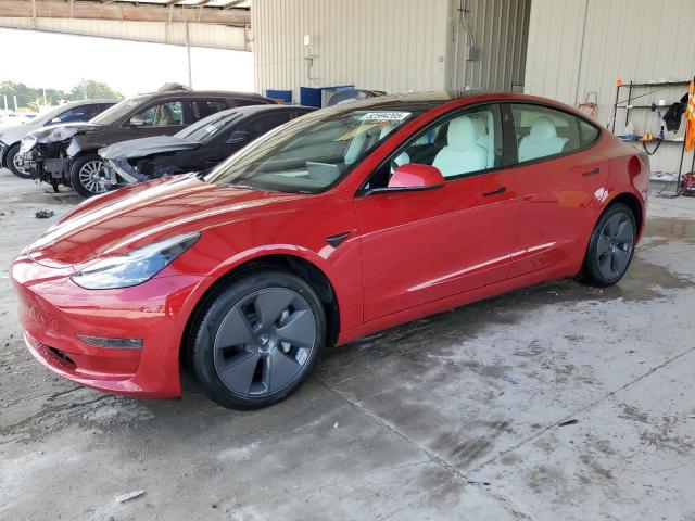 TESLA MODEL 3 2022 with VIN 5YJ3E1EA0NF329568 - Photo from auction
