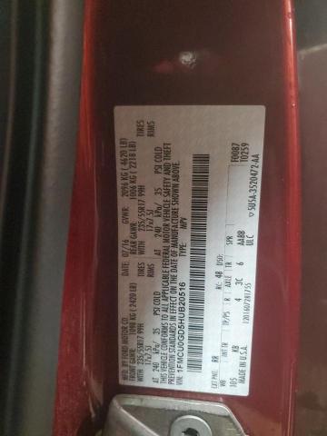 Photo 14 from auction – 2017 FORD ESCAPE SE with VIN 1FMCU0GD5HUB20516