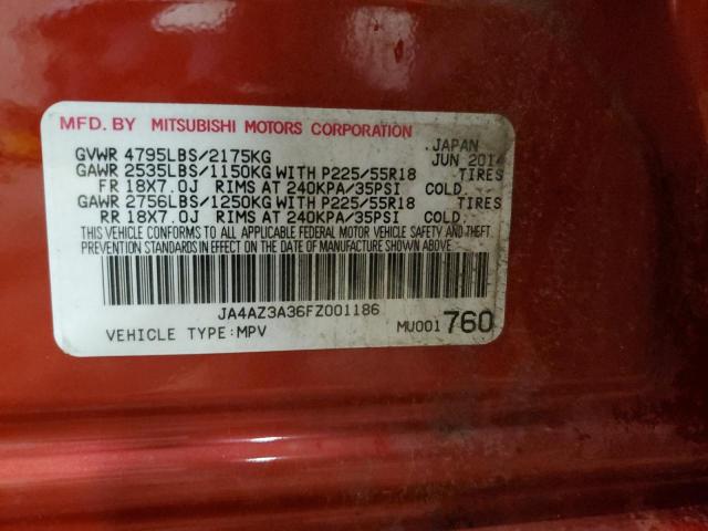 Photo 14 from auction – 2015 MITSUBISHI OUTLANDER with VIN JA4AZ3A36FZ001186