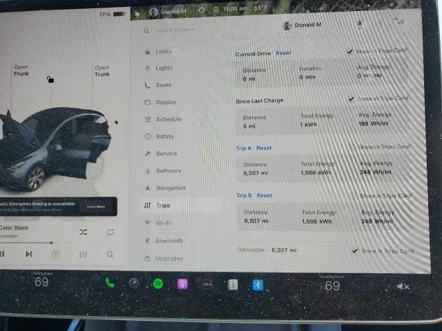 Photo 9 from auction – 2024 TESLA MODEL Y with VIN 7SAYGDED7RF042491