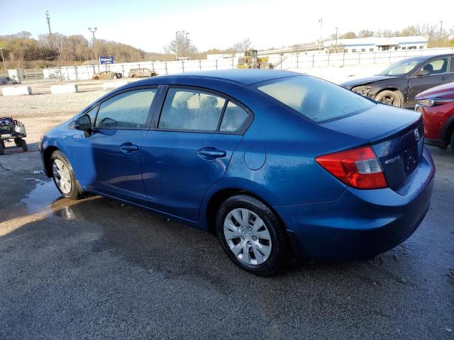 Photo 2 from auction – 2012 HONDA CIVIC LX with VIN 19XFB2F52CE038750