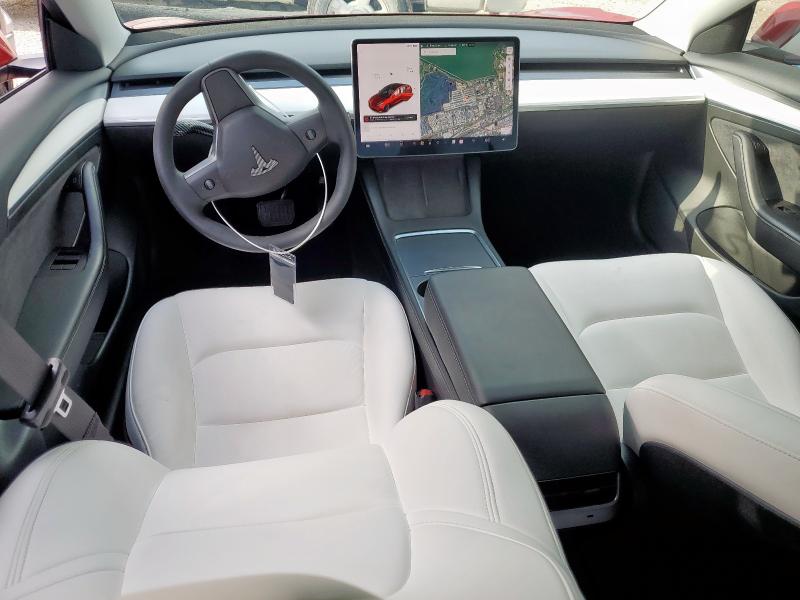 Photo 8 from auction – 2022 TESLA MODEL 3 with VIN 5YJ3E1EB1NF115200