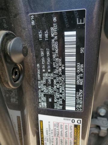Photo 14 from auction – 2016 TOYOTA 4RUNNER SR with VIN JTEBU5JR9G5375403