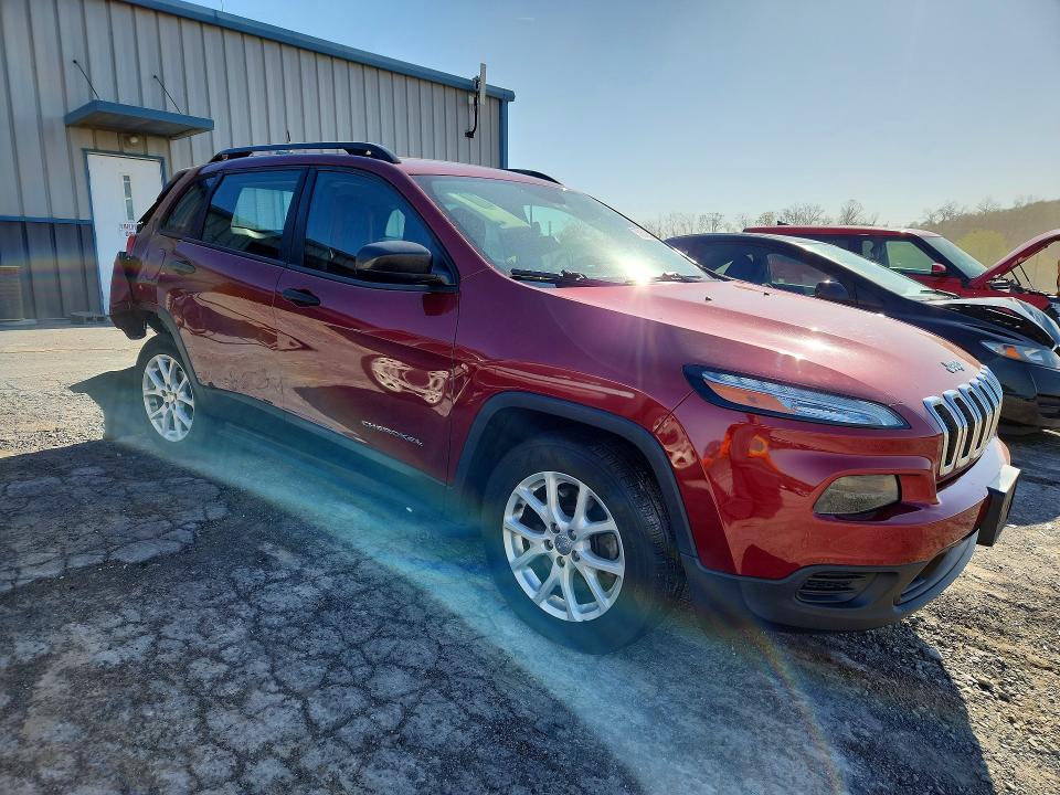 Photo 4 from auction – 2016 JEEP CHEROKEE with VIN 1C4PJLAB1GW107031