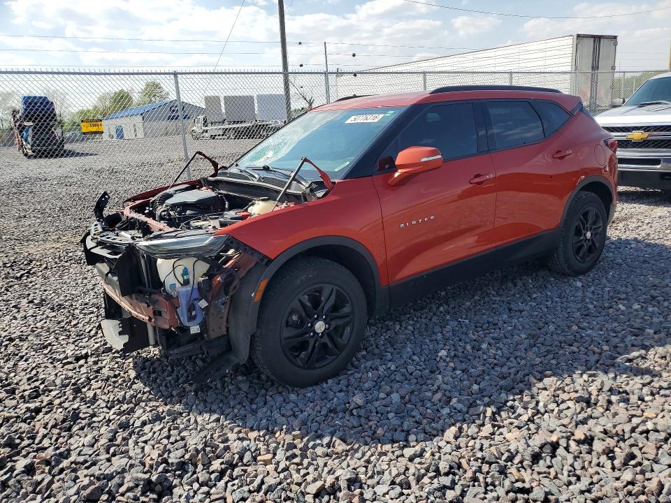 CHEVROLET BLAZER 2021 with VIN 3GNKBCRS4MS515923 - Photo from auction
