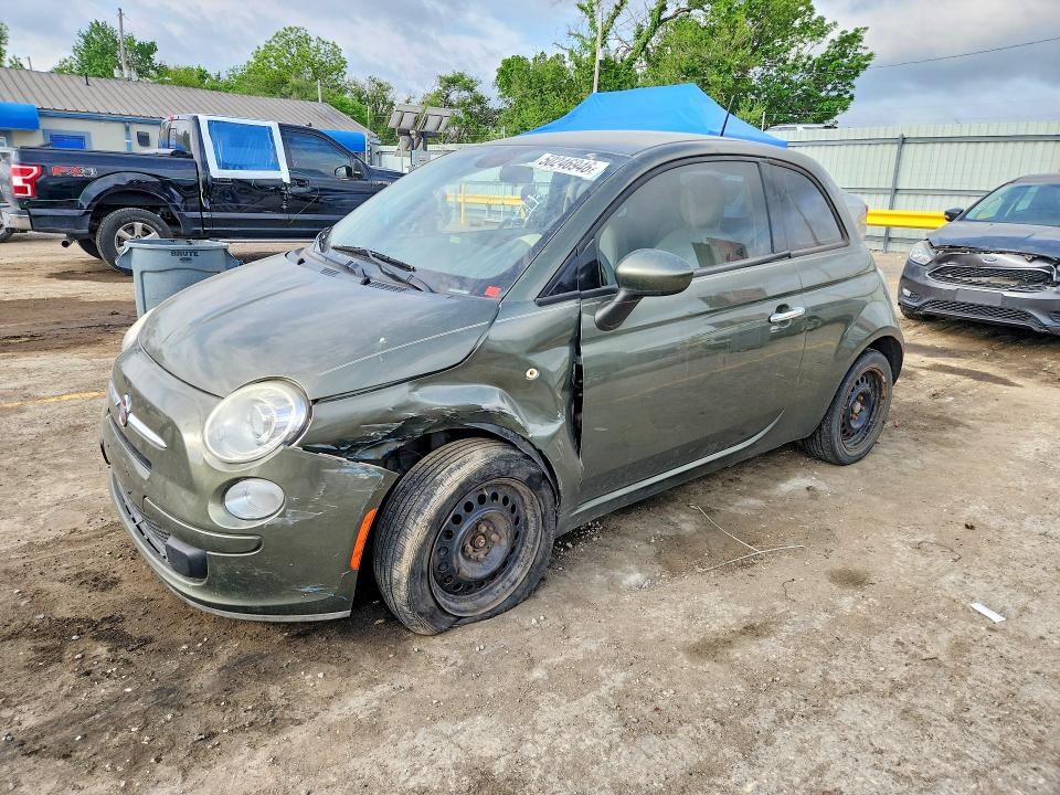 FIAT 500 2015 with VIN 3C3CFFAR5FT594578 - Photo from auction