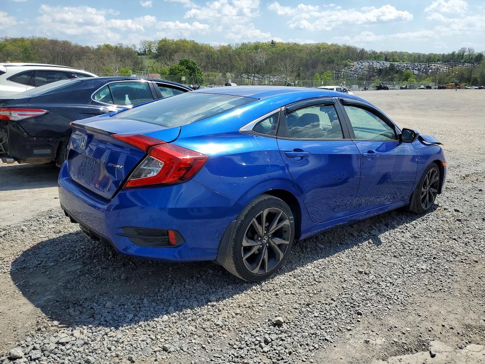 Photo 3 from auction – 2020 HONDA CIVIC with VIN 2HGFC2F83LH522665