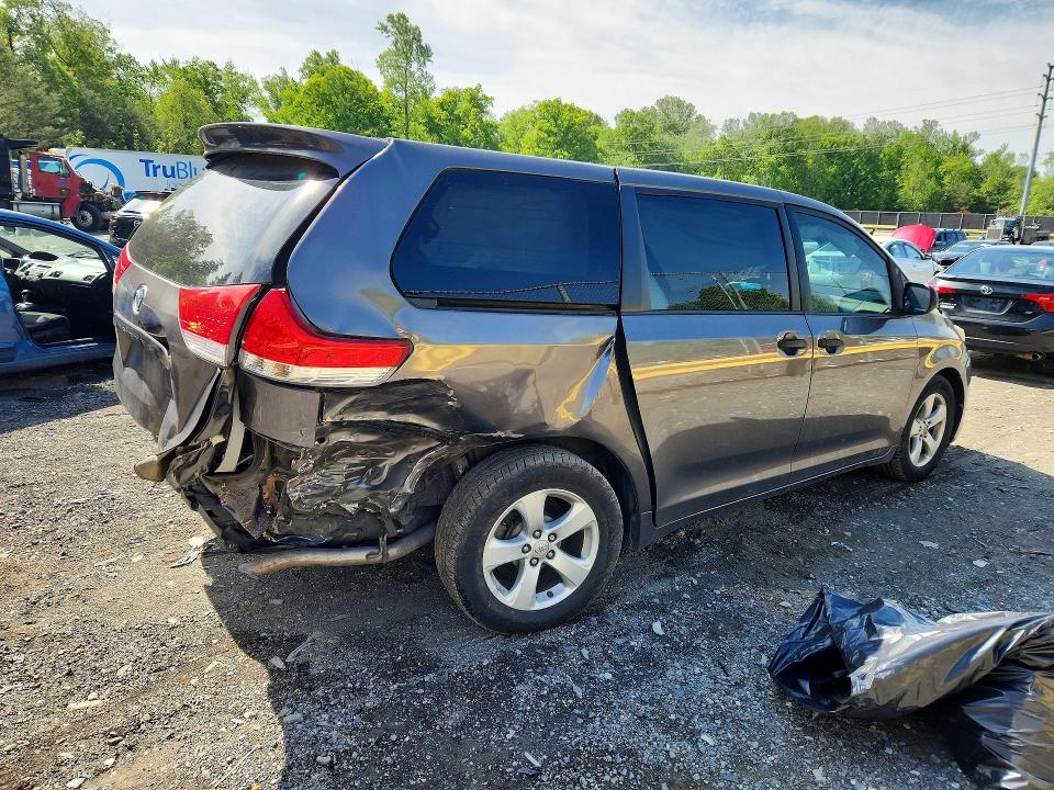 صورة رقم 3 من المزاد - 2012 TOYOTA SIENNA مع VIN 5TDZK3DC3CS230236