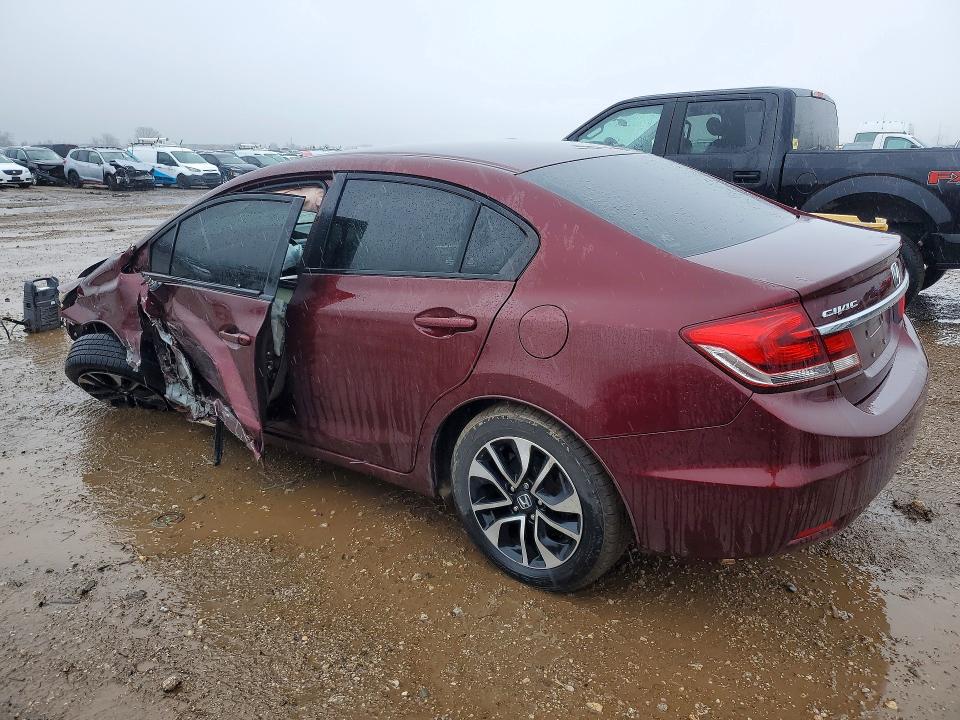 Photo 2 from auction – 2015 HONDA CIVIC with VIN 19XFB2F87FE050777
