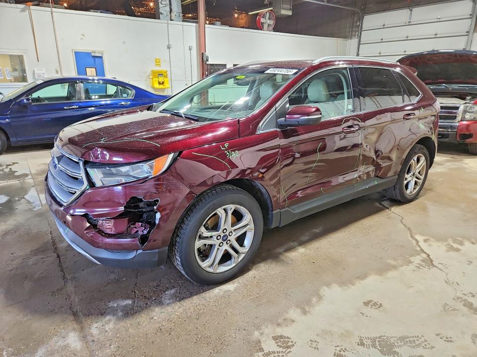 FORD EDGE 2018 with VIN 2FMPK4K91JBB89068 - Photo from auction