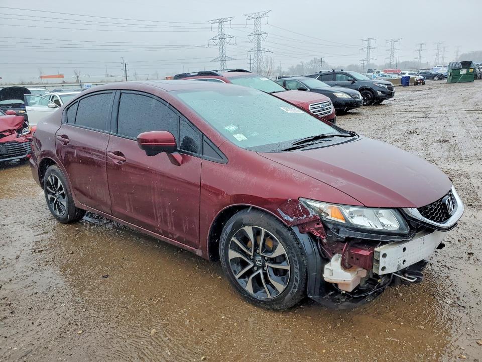 Photo 4 from auction – 2015 HONDA CIVIC with VIN 19XFB2F87FE050777