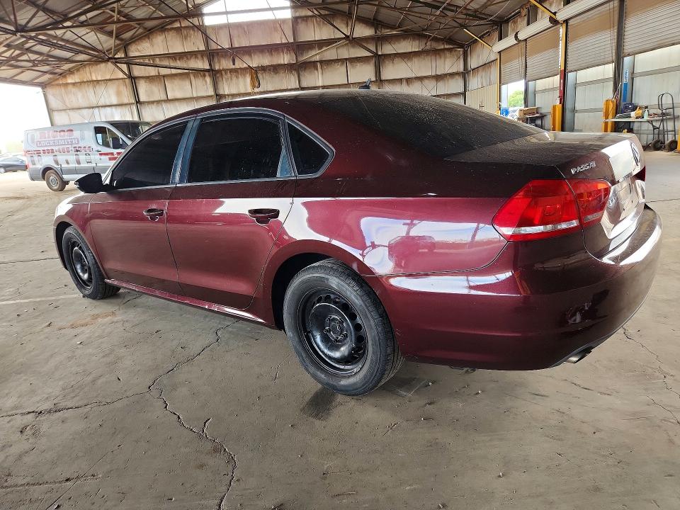 Photo 2 from auction – 2012 VOLKSWAGEN PASSAT with VIN 1VWAP7A37CC033465