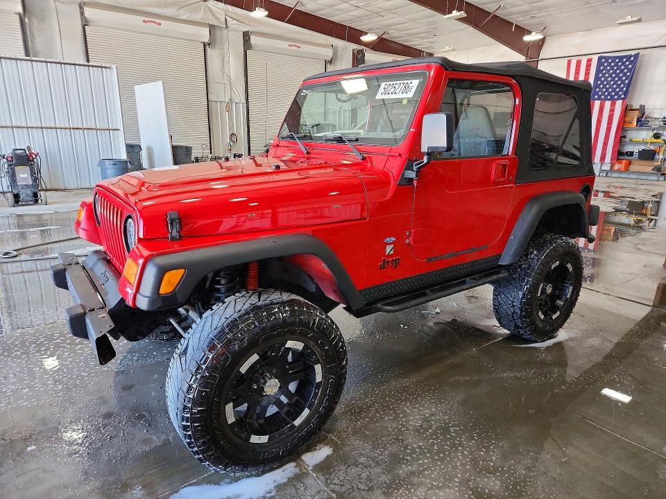 Photo 1 from auction – 2001 JEEP WRANGLER / TJ with VIN 1J4FA49S91P376007