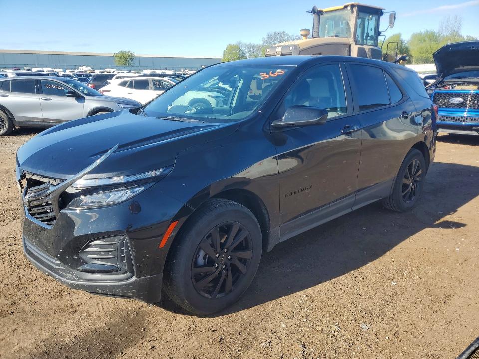 CHEVROLET EQUINOX 2024 with VIN 3GNAXSEG1RL344171 - Photo from auction