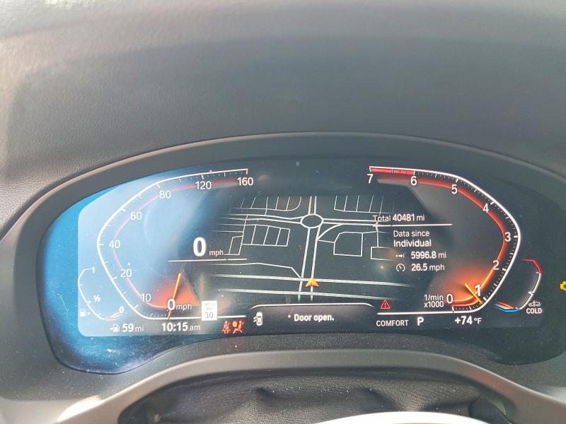 Photo 9 from auction – 2022 BMW X4 with VIN 5UX33DT03N9L55513