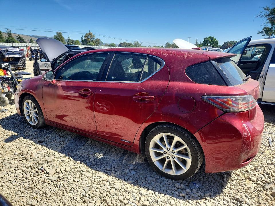 Photo 2 from auction – 2012 LEXUS CT 200H with VIN JTHKD5BH4C2086336