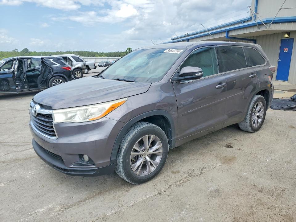 TOYOTA HIGHLANDER 2014 with VIN 5TDZKRFH7ES033827 - Photo from auction