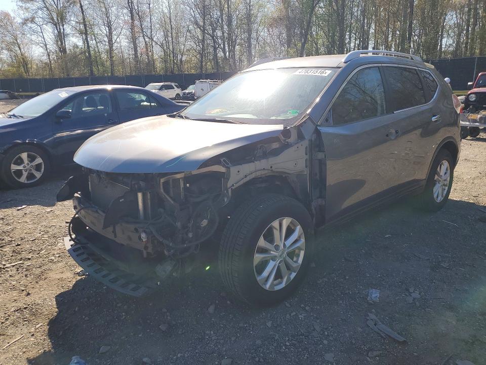 NISSAN ROGUE 2015 with VIN KNMAT2MV7FP533251 - Photo from auction
