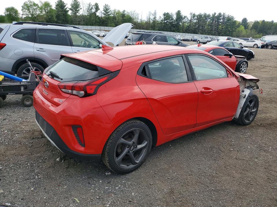Photo 3 from auction – 2019 HYUNDAI VELOSTER with VIN KMHTG6AF7KU018355