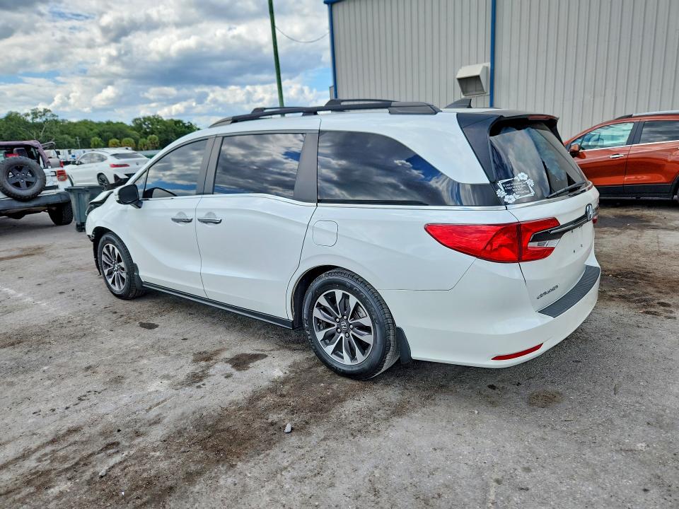 Photo 2 from auction – 2021 HONDA ODYSSEY with VIN 5FNRL6H71MB021188