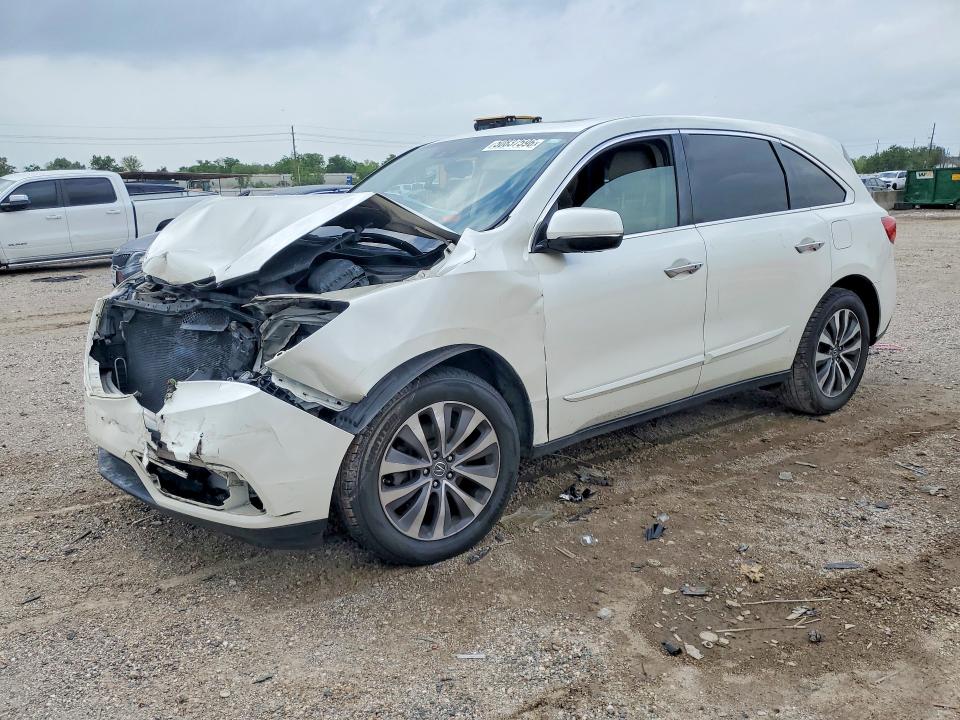 ACURA MDX 2015 with VIN 5FRYD3H4XFB007675 - Photo from auction