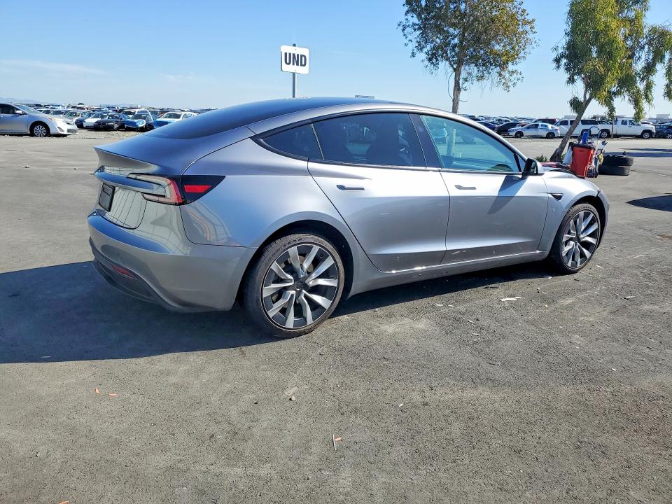 Photo 3 from auction – 2024 TESLA MODEL 3 with VIN 5YJ3E1EA6RF863664
