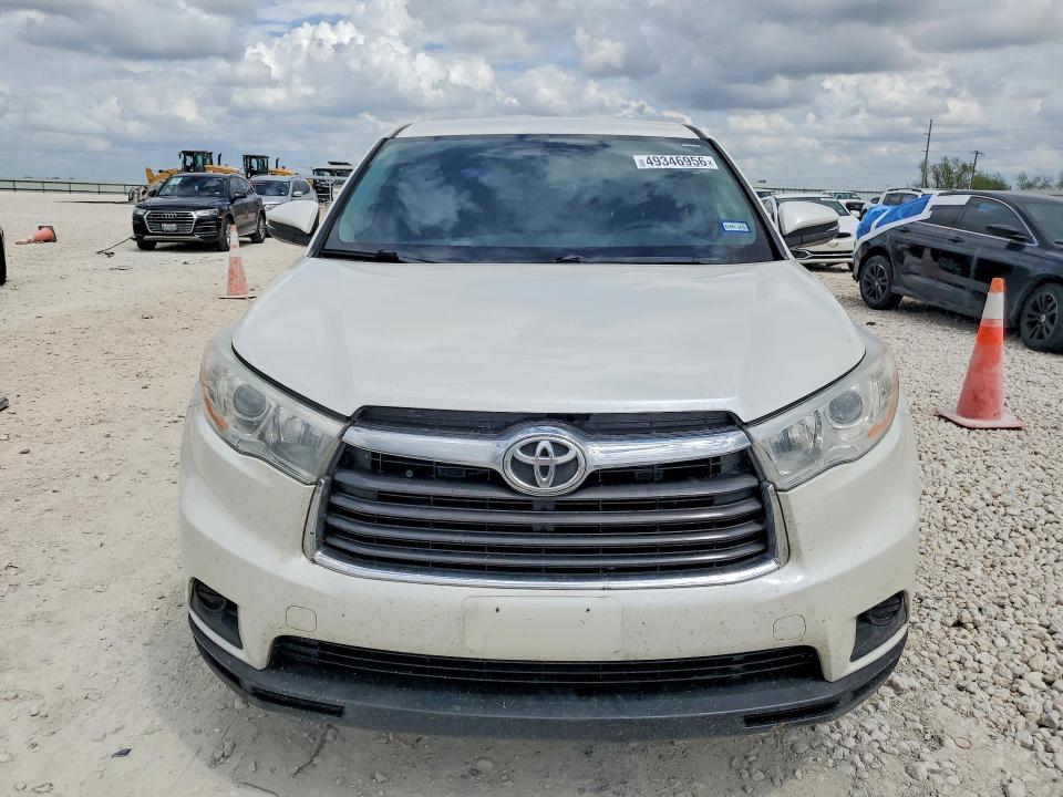 Photo 5 from auction – 2014 TOYOTA HIGHLANDER with VIN 5TDZARFH1ES005010