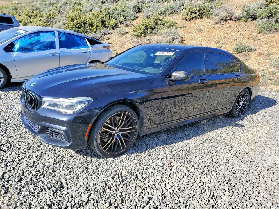 BMW 750 2017 with VIN WBA7F0C33HGM22122 - Photo from auction