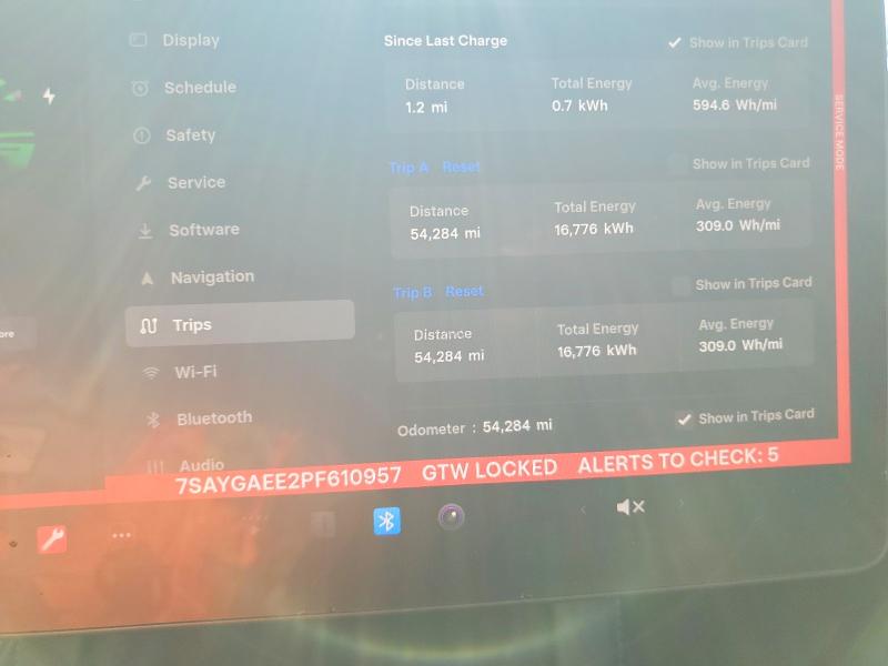 Photo 9 from auction – 2023 TESLA MODEL Y with VIN 7SAYGAEE2PF610957