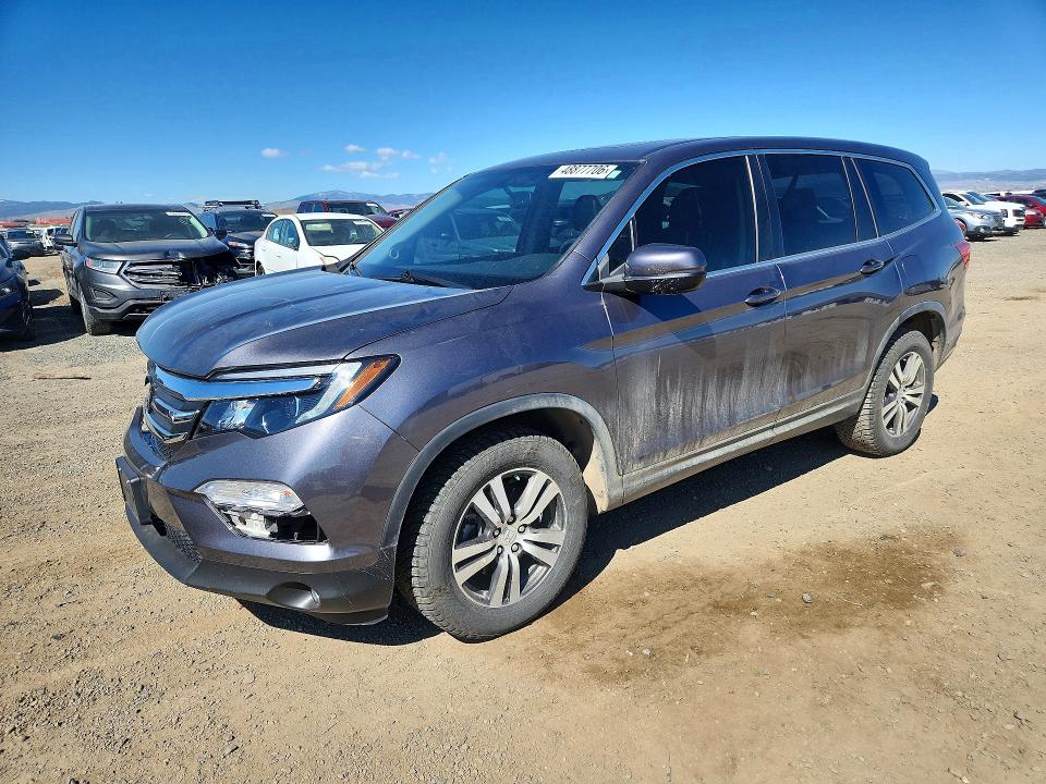 HONDA PILOT 2016 with VIN 5FNYF6H52GB037227 - Photo from auction